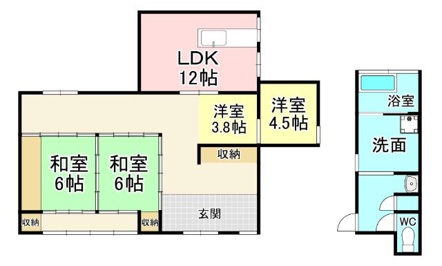  間取り図写真