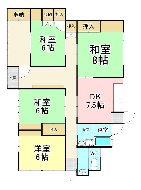  間取り図写真