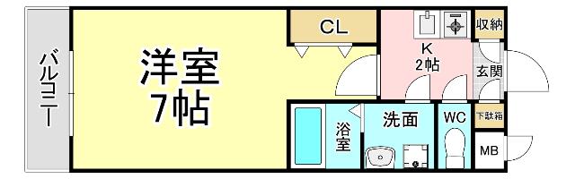 嵐山パレス 間取り図画像