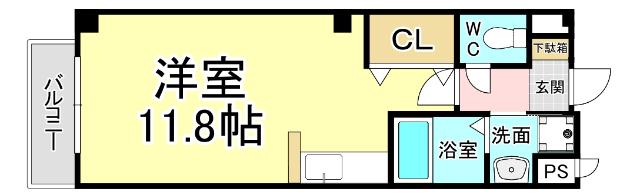 カレント上吉田ⅠＣ 間取り図画像
