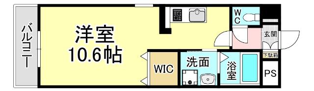 プランドール風の橋東 間取り図画像