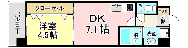 プレミア片野 間取り図画像