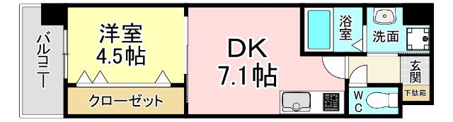 プレミア片野 間取り図画像