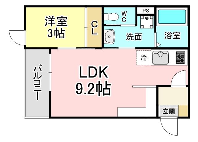storia北方 間取り図画像