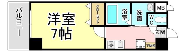 ガーディアンズパレス小倉 間取り図画像