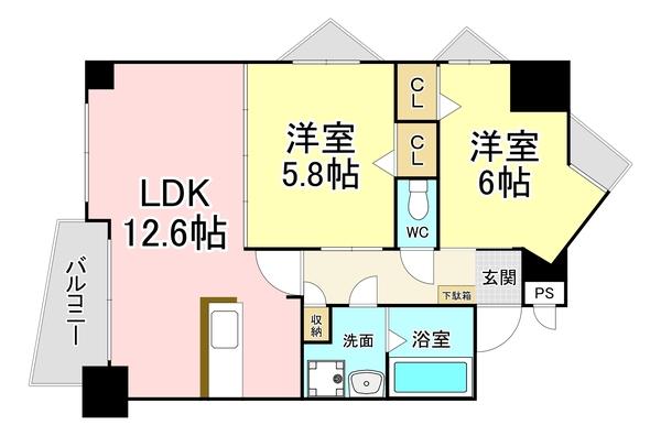 オールセインツ 間取り図画像
