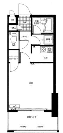 ピュアドームグランディー博多（511） 間取り図画像