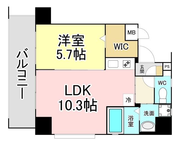 北九州市門司区原町別院マンション 間取り図画像