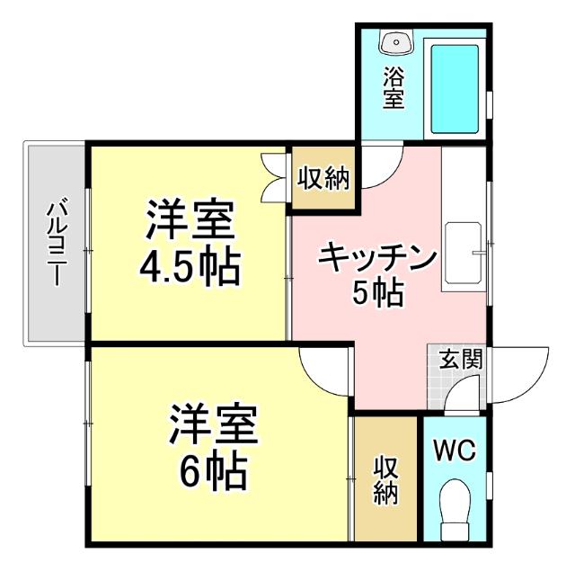 西小倉１２９ 間取り図画像