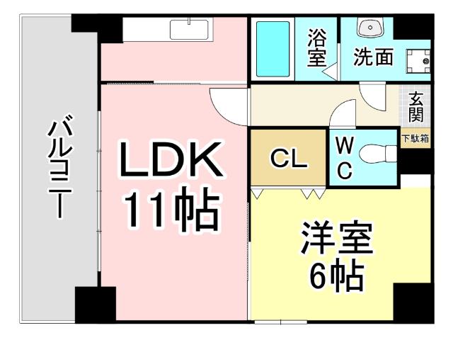 ノースステイツ片野 間取り図画像
