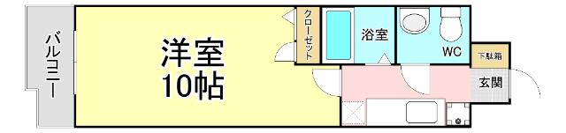 アヴィニール竪町 間取り図画像