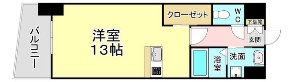 ロイヤルノースナイン 間取り図画像