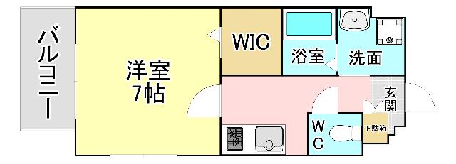 ノースステイツ西小倉 間取り図画像