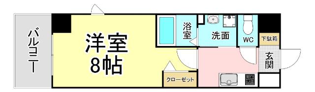 MDI Prosperare 北九州市立大学前 間取り図画像