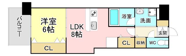 コンプレート金田 間取り図画像