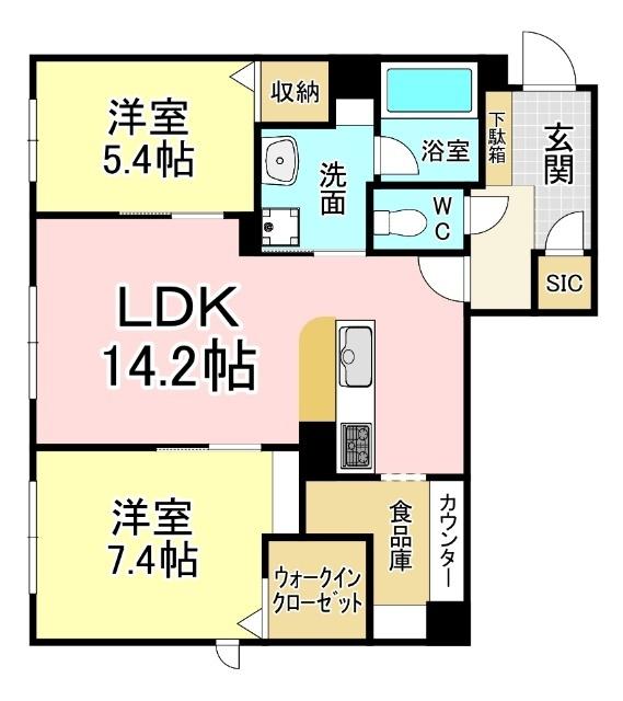 シャーメゾンステージ泉台 間取り図画像