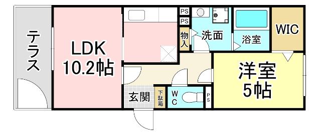 エトワール中井 間取り図画像