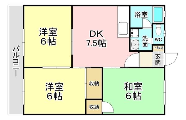 プチメゾン森林 間取り図画像