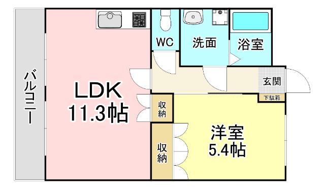 ディアベルジュ 間取り図画像