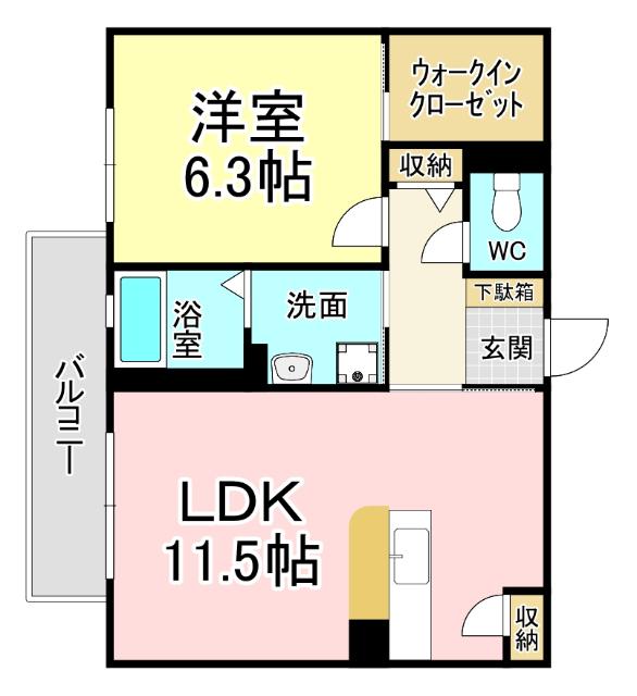 メイタイムＣ棟 間取り図画像