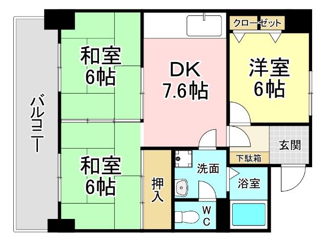 足立興産ビル 間取り図画像