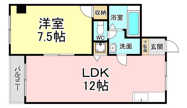 シェリール井堀通り 間取り図画像