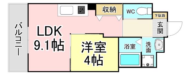 プランタン伊崎 間取り図画像