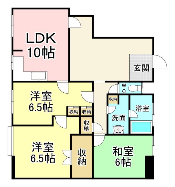 プチメゾン森林 間取り図画像