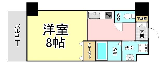 サンシャイン妙見表参道 間取り図画像
