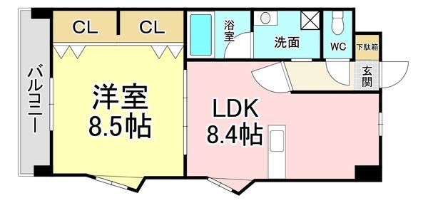 浅野ベイタワー 間取り図画像