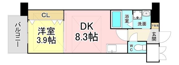 Fu-tonⅢ黒崎 間取り図画像