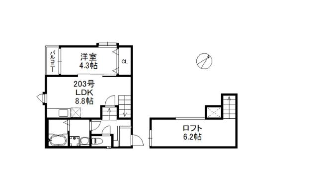 ラフィーネ笹原（103） 間取り図画像