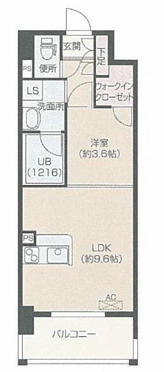 オーキッドレジデンス上呉服（602） 間取り図画像