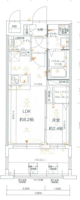 グランフォーレ博多駅東プレミア（1003） 間取り図画像