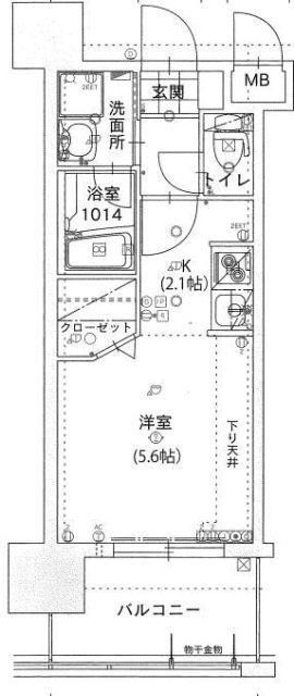 La Fase Granvia HAKATA（904） 間取り図画像