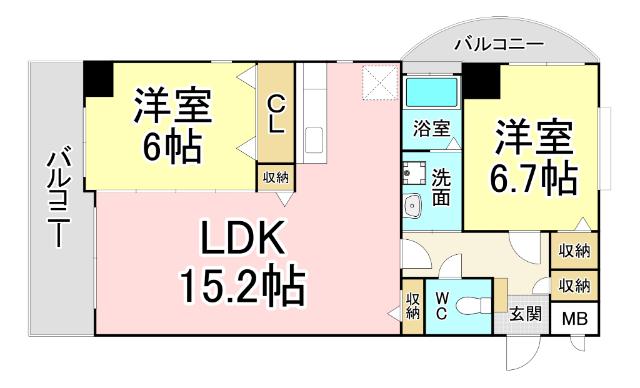 サンシャインⅣ 間取り図画像