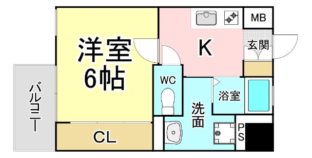 PROTO　CITY　TOBATA 間取り図画像