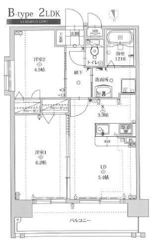 La Fase Estilo箱崎駅前（705） 間取り図画像
