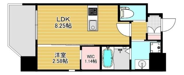 リファレンス竹下駅前（404） 間取り図画像