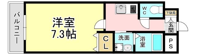 Plaisir(ﾌﾟﾚｼﾞｰﾙ) 間取り図画像