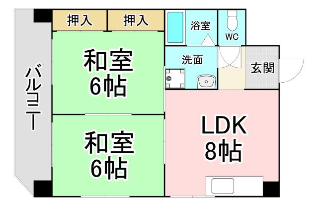 スリム西小倉 間取り図画像