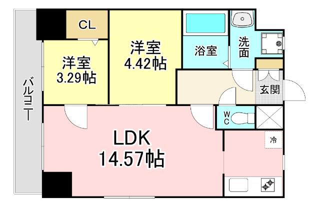 ALiSS歯科大前 間取り図画像