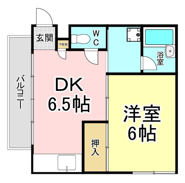 フラワーマンション 間取り図画像