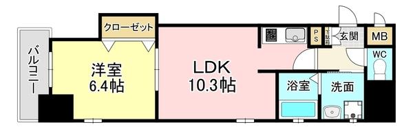 デザイナープリンセス・リバーサイド 間取り図画像