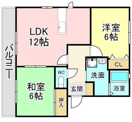 エスポワールⅡ 間取り図画像