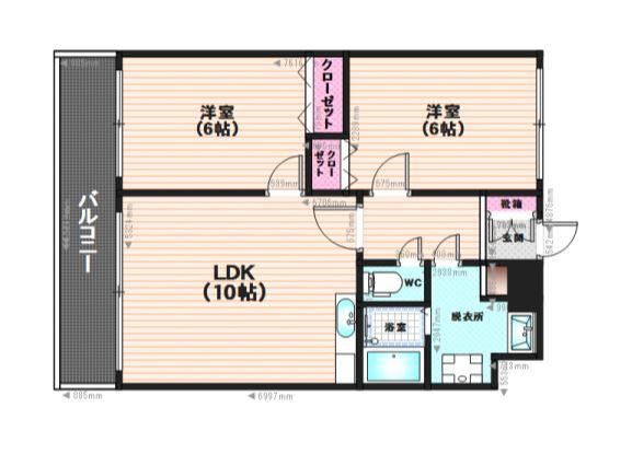 プレスティージュ壱番館（205） 間取り図画像