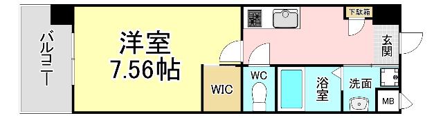 ハイネス徳力 間取り図画像