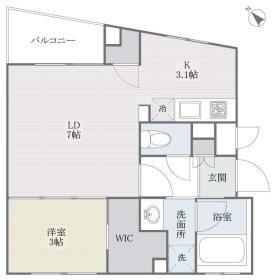 B／UNITY TAKESHITAEKIMAE（302） 間取り図画像