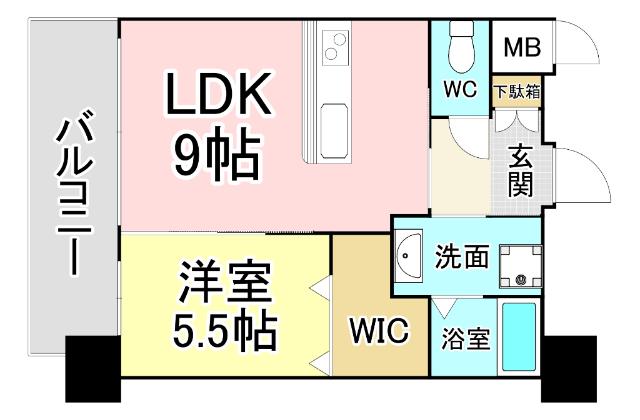 アクシオ小倉 間取り図画像