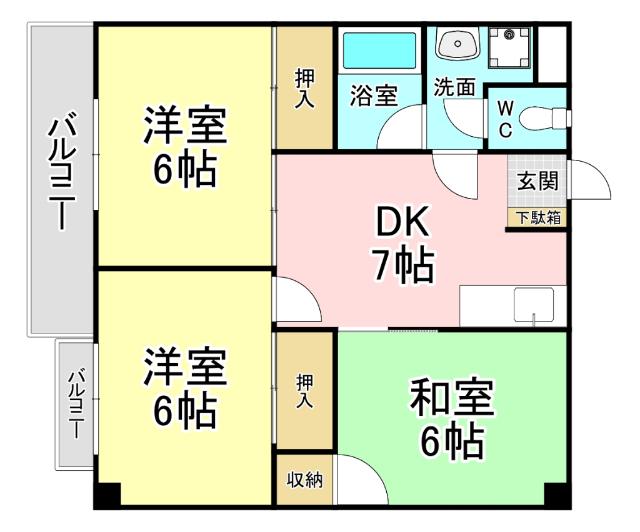 Regalo嵐山口 間取り図画像